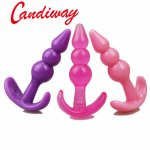 tiny first try anal use sexy nightlife anchor 3 balls backyard Stimulating Butt Plug Great Anal plug Tiny Toys unsex men women H