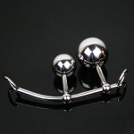 SODANDY Stainless Steel Anal Plug And Vagina Plug Metal Butt Plug Female Chastity Belt Anal Balls Adult Sex Toys For Women