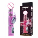 Baile, 2015 Special Offer Sex Machine Dildo Vibrator Sex Product 5speed Vibration, Rotation, Water Proof, 5 Aaa Batteries Operated Toy