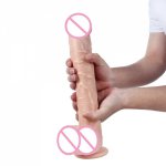 HOWOSEX 33.5*5cm Realistic Super Big Dildo Flexible Penis Dick With Strong Suction Cup Huge Dildos Female Dick, Adult Sex Toy