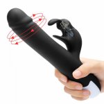 Powerful G Spot Vibrator Huge Dildo Vibrator Soft Dual Motor Wireless Waterproof Vibrating Rotating 7 Modes Sex Toy for Women