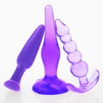 3pcs/set Silicone Anal Toys Butt Plugs Anal Dildo Beginner's Anal Kit,Adult Products for Women and Men & Gay Sex Toy