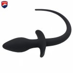 Mlsice, MLSice Massager Dilatador Wearable Anal Sex Toy, Fun Silicone Anal Plug Butt with Puppy Tails Cosplay Adult Toy for Couples Play