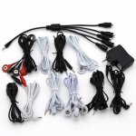 10 Style Choose Electro Shock DIY Accessories  Electric Shock Wire Electrical Stimulation Cable Patch Cord Sex Toys For Couples