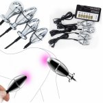 Electric Shock Pulse Anal Plug Kit Anal Dilator Electrical Stimulator  Anus Sex Toys Expander Vaginal Ball Men Prostate Massager