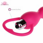 APHRODISIA Erotic Vibrating Anal Beads, Safe Silicone Anal Butt Plug, Adult Sex Toy Anal Plug Anal Masturbation Sex Products