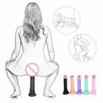 Realistic Silicone Dildo Anal Butt Plug Penis Suction Cup G Spot Strapon Dildo No Vibrator Erotic Sex Toys For Woman Sex Shop