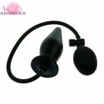 Expando Inflatable Butt Plug, 6 inch rubber plug make your anal pleasure, Cheap Anal Sex Toys of adult product