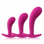Silicone Plug with Flared Base Prostate Adult Waterproof Sex Toys Manual Butt Clitoral Stimulator for Women Men Hot