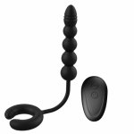 Vibrating Cock Ring  Men G-Spot Penis Ring Stimulator Dildo With Anal Plug  Adult  Masturbator Erotic Sex Shop  Sex Toys For Mal