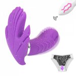 Butterfly Vibrators for Women Sex Toys Wireless Vibrating Panties Clitoris Massager Stimulator Female Masturbatorr