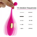 Jumping egg bullet vibrator multi-speed wireless remote control G-point massager adult sex toy for women and women only