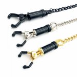 New style adjustable torture play Clamps metal Nipple clips breast Bondage Restraints Accessories Fetish bdsm sex toy