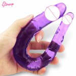 Yafei, YAFEI Soft Jelly Dildo Realistic Big Penis Dick Suction Cup Masturbator Erotic Anal Vagina G-spot Adult Sex Toys for Woman