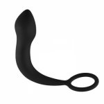 Waterproof Silicone Anal Plug Prostate Massager Soft Smooth Butt Plug Penis Cock Ring Adult Sex Erotic Toys for Men Male Gay