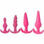 4pcs G-Spot Anal Plugs Sex Toys TPE Butt Plugs For Women Men Smooth Anal plug for Adults Anal prostata massager for man