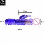 EJMW Silicon Dildos For Women Use AAA Battery Penis Dildo 24 Speed Rotation Waterproof Rabbit Vibrators  ELDJ262