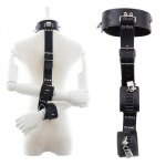 Manyjoy bdsm bondage Back set women's erotic sexy lingerie handcuffs Collar for sex games toys for adults