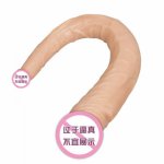 Soft huge double dildo realistic anal dildos for Women Gay Sex Toys big strapon dildo consolador para mujer