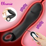 Male Dildo Prostate Massager Vibrator Sex Anus Butt Plug Sex Toys Men Gay Sex Clitoral Stimulator Toys for Adults Body Massager