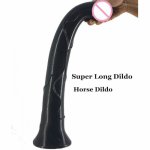 Faak, Super Huge Horse Dildo Realistic Suction Cup Dildo Black Woman Sex Toys Animal Dildos Realistic Penis Erotic Toys 43 Cm Long
