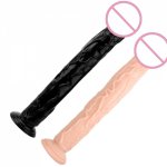 VATINE Big Size Realistic Dildo Crystal Jelly Dildo Suction Cup Anal Plug Dildo Masturbation Sex Toys for Woman Adult Products