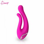 Electric Massage Silicone 10 Speed Vibrating Dildo Dual Clitoris & G-spot Vibrators Sex Machine Adult Erotic Sex Toys for Women