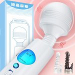 Japan AV design inspiration USB charging LCD display infinitely variable speed vibrators for women g spot Sex toys magic wand