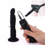 Remote Control Velocities Belts Anal Butt Plug Real Silicone Sex Toys For Adult Couple Unissex Harnesses Strapon Dildo For Women