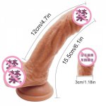 Super Realistic Soft Silicone Dildo Suction Cup Adult Sex Toys Dildos Male Artificial Penis Dick Woman Masturbator Women Bb50