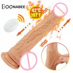 Wireless Vibrator Telescopic Dildo For Women Huge Dildo Vibrador Heating Skin Feeling Realistic Penis Super Huge Big Dildo