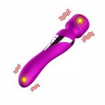 7 frequency Dual Vibrating Stick Powerful AV Wand Vibrator Body Massage Female Masturbator Clitoris Stimulator Sex Toy for Women