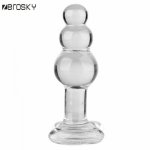 glass dildo small crystal anal beads butt plug fake penis artificial dick with box adult sex toys for gay women men Zerosky