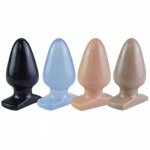 12.5*6CM Anal Plug Peach Shape Anal Dilator Healthy PVC Anal Sex Toys Stimulation of Anus Massage Anus and Prostate Sex Toys