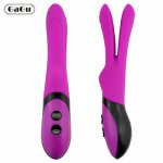 GaGu Strong Power Vibration Double Penis Fork Y-type Magnetic Charging Massage Stick For Sex toys for woman Gay anal vibrator