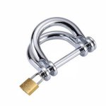 Metal Stainless Steel Handcuffs Ankle Cuff Metal Wrist Cuffs Slave Restraints Fetish Sex Bondage BDSM Sex Toys Adult For Couple