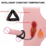 Male Prostate Massage Vibrator Penis Vibrator Ring G-spot Anal Plug Stimulator Butt Plug Delay Ejaculation Ring Toy For Men