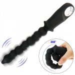 Anal Beads Vibrator Prostate Massager Butt Plug 10 Modes Sex Toys for Men Male Masturbator Vibrating Anal Plug Clit Stimulator