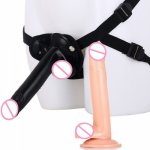 Strapon Dildo Pants For Couples Women Lesbian Men Gay Strap On Dildo Realistic Penis Suction Cup Dildos Sex Toys For Woman