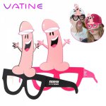 VATINE Sexy Toys Imitation Dildo Glasses Sex Eye Glasses Products for Adults Adult Toy Adult Sex Game Mask Sex Toys for Couple