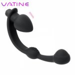 VATINE 10 Frequency Anal Plug Masturbation Device Vibrator For Men And Women Vaginal Stimulation G Spot Climax Butt Plug