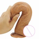 2020 Huge Realistic Dildo Silicone Penis Dong with Suction Cup for Women Masturbation Lesbain Female Anal plug Sex Toy