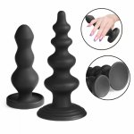 Silicone Anal Plug Big Dildo Anal Expander G Spot Stimulate Anal Beads Prostate Massager Adult Products Sex Toys for Women Men
