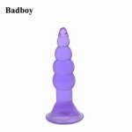 Soft Jelly Butt Plug Toys, Waterproof Anal Body Massager, Adult Anal Sex Toys for Beginners,Sex Product for male and female