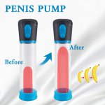 Penis Enlargement Vacuum Pump Penis Male Extender Hands Operating Penis enlarger Sleeve Device Adult Sex Product for Men