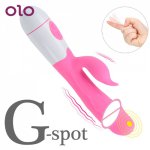 OLO G Spot Dildo Vibrator 30 Speeds Double Vibration  Clitoris Stimulator Realistic Penis Female Masturbator Sex Toys For Women
