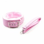 Collar Ring PU Leather Sexy Bondage Strap On Slave Collar Neck Restraints Fetish BDSM Sex Toys For Couples Exotic Accessories