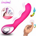 USB Recharge Vibratore Pussy Massager Female Vagina Vibrator with Handle Erotic Clitoris Stimulator Adults Sex Toys for Women