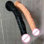 high quality 35*5CM Big Dildo with Suction Cup Super Soft Silicone Horse Dildo Sex Toys for Women Adult Huge Penis Sex Products