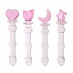 Artificial adult toys Large Crystal Anal Beads Butt Plug Giant Pyrex Glass Dildo Sex Toys for Women Masturbation